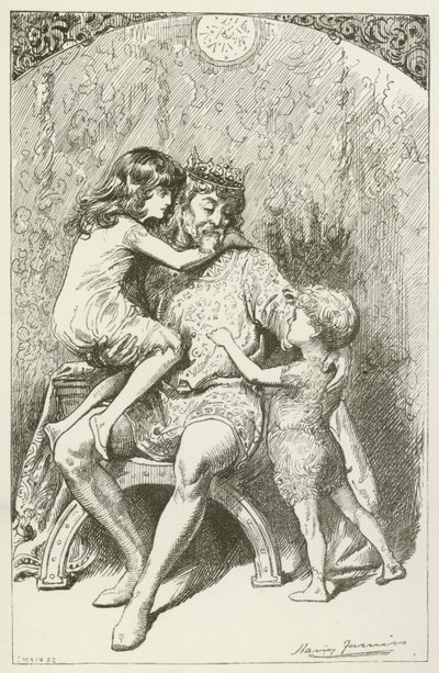 Lewis Carroll tarafından Sylvie ve Bruno için illüstrasyon by Harry Furniss