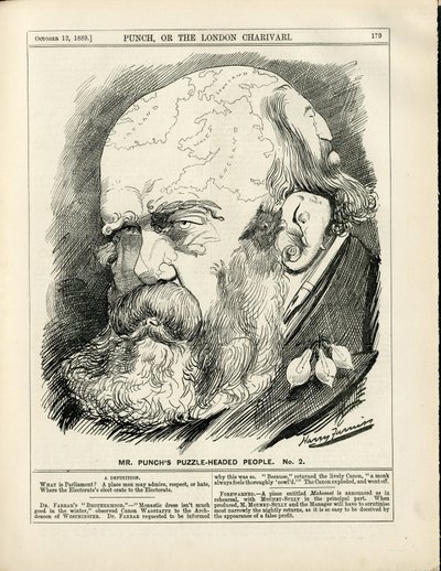 Punch'ta Harry Furniss'in (1854-1925) İllüstrasyonu by Harry Furniss