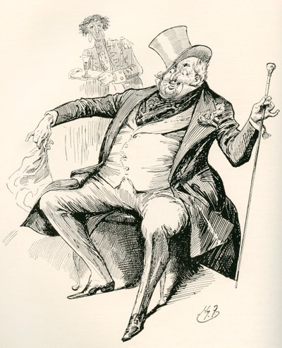 Joey B. Charles Dickens romanı Dombey and Son için Harry Furniss'in çizimi, The Testimonial Edition'dan, 1910'da yayınlandı. by Harry Furniss