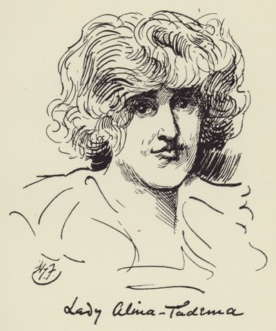 Leydi Alma Tadema by Harry Furniss