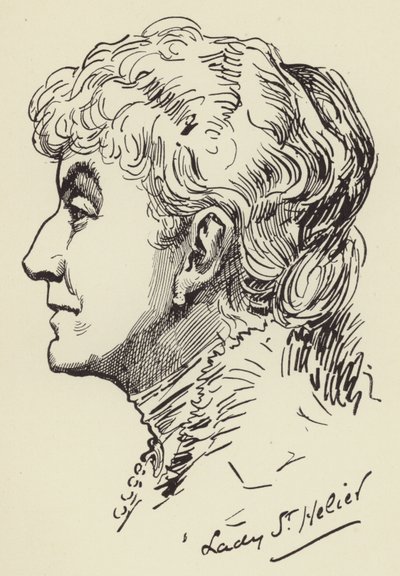 Leydi Aziz Helier by Harry Furniss