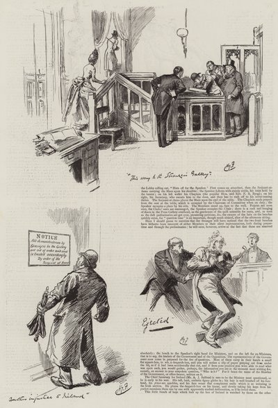 Parlamentoda Yaşam, Evdeki Yabancılar by Harry Furniss