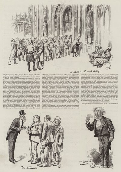 Parlamentoda Yaşam, Evdeki Yabancılar by Harry Furniss