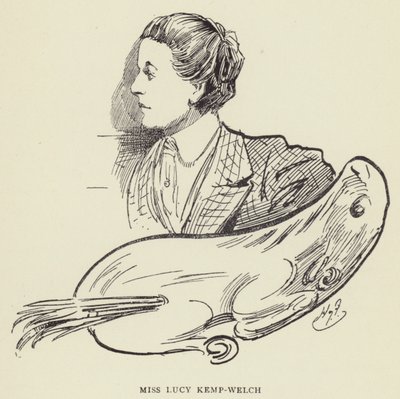 Bayan Lucy Kemp-Welch by Harry Furniss