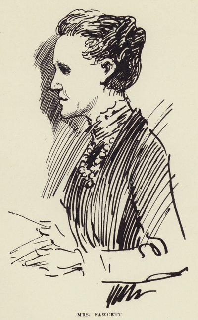 Bayan Fawcett by Harry Furniss