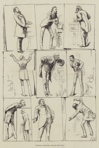 Siyasi Sevgililer, onlar kimin için by Harry Furniss
