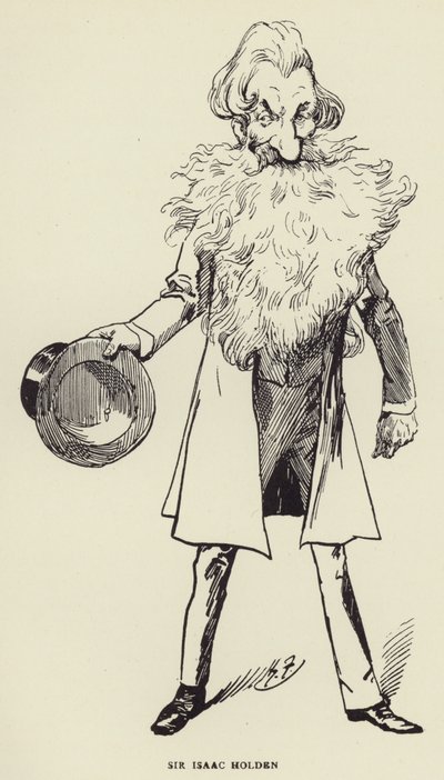 Sör Isaac Holden by Harry Furniss