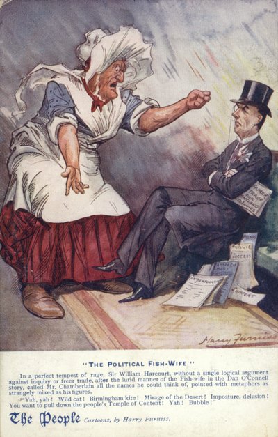 Siyasi Balık Karısı by Harry Furniss