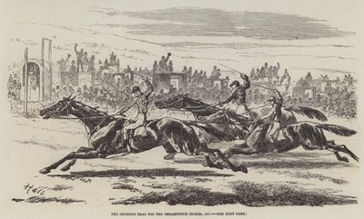 ದಿ ಡಿಸೈಡಿಂಗ್ ಹೀಟ್ ಫಾರ್ ದಿ ಸಿಸರೆವಿಚ್ ಸ್ಟೇಕ್ಸ್, 1857 ಟರ್ಕ್ by Harry Hall