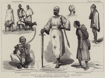 Habeşistan'daki Ressamımızın Not Defterinden Yapraklar by Harry Hamilton Johnston