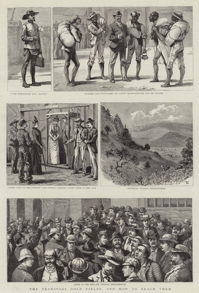 Transvaal Altın Tarlaları ve onlara nasıl ulaşılır by Harry Hamilton Johnston