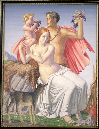 Genç Bacchus, 1930 (gemide mizaç) by Harry Morley