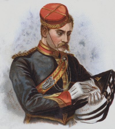 12. Mızraklıların Kaptanı (chromolitho) by Harry Payne