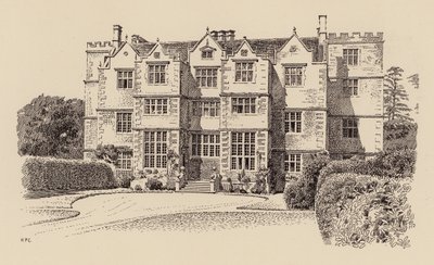Chastleton House, Oxfordshire (renkli taş) by Harry Percy Clifford