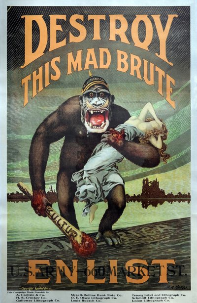 ABD Askeri 1. Dünya Savaşı İşe Alım Kampanyası "Bu Mad Brute