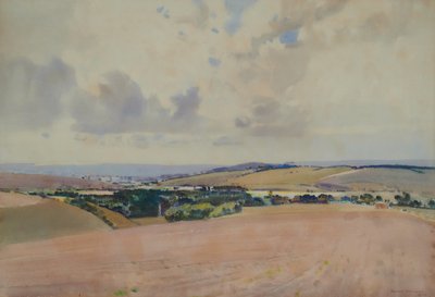 Manzara, muhtemelen Downs by Harry Watson
