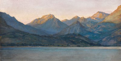 Akşam, Cap-Martin'den Alpes-Maritimes (tuval üzerine yağlıboya) by Harry van der Weyden