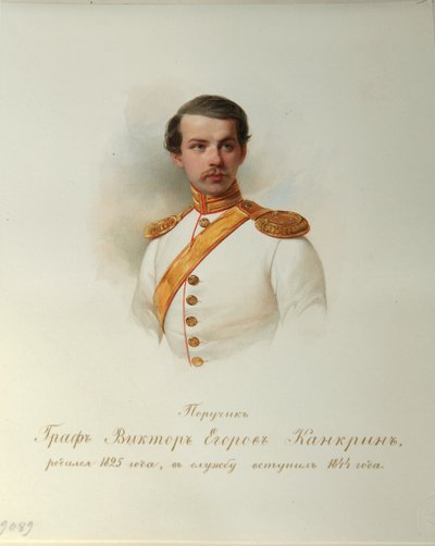 İmparatorluk At Muhafızları Albümünden Kont Viktor Yegorovich Kankrin