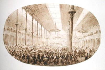 ಎ ಔತಣಕೂಟ, c.1865 ಟರ್ಕ್ by Hector Horeau
