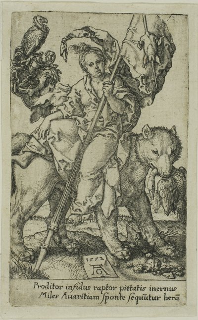 Açgözlülük, Mengenelerden by Heinrich Aldegrever