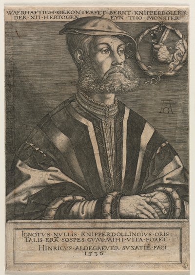 Bernt Knipperdolling, 1536. by Heinrich Aldegrever