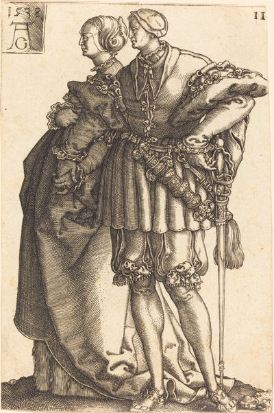 Büyük Düğün Dansçıları by Heinrich Aldegrever