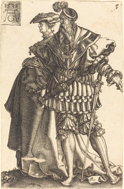 Büyük Düğün Dansçıları by Heinrich Aldegrever