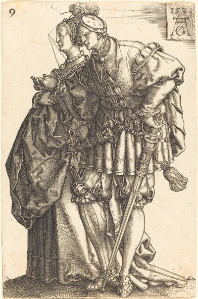 Büyük Düğün Dansçıları, 1538. by Heinrich Aldegrever