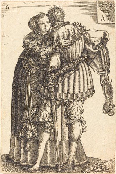 Büyük Düğün Dansçıları, 1538. by Heinrich Aldegrever