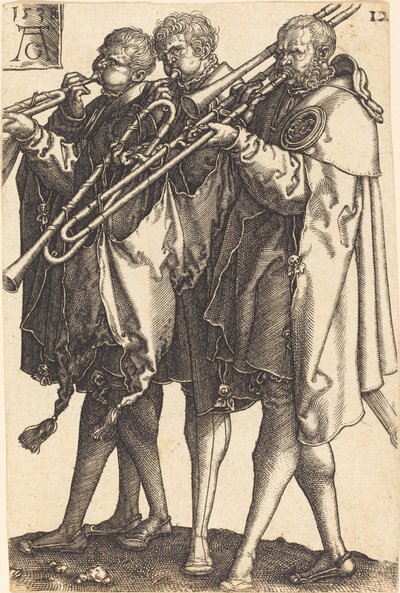 Büyük Düğün Dansçıları, 1538. by Heinrich Aldegrever