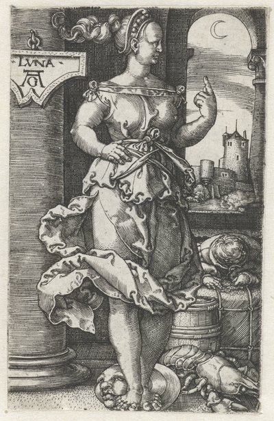 Luna (nesne üzerindeki başlık) by Heinrich Aldegrever