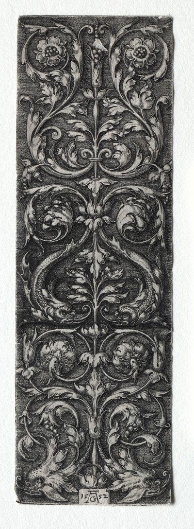 Balıklarla Süsleme Tasarımı, 1552. by Heinrich Aldegrever