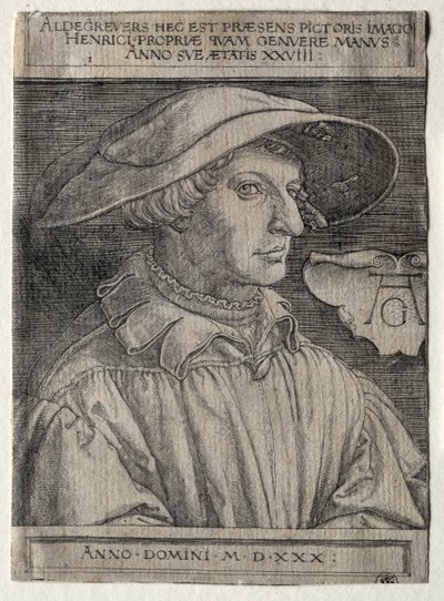 Otoportre by Heinrich Aldegrever