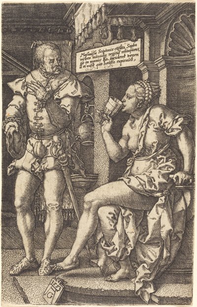 sofonisba by Heinrich Aldegrever