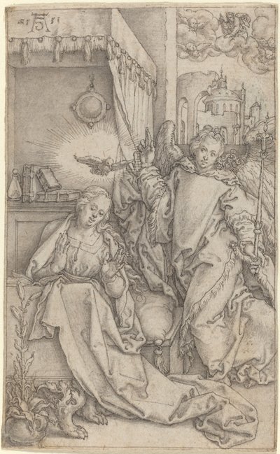 Müjde, 1552. by Heinrich Aldegrever
