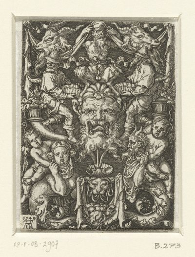 Grotesklerle yüzey dekorasyonu by Heinrich Aldegrever