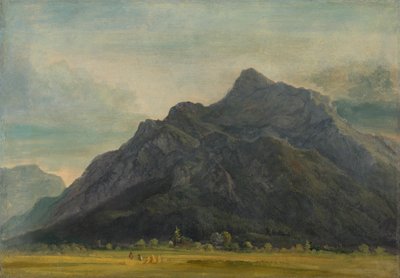 Salzburg yakınlarındaki Untersberg by Heinrich Burkel