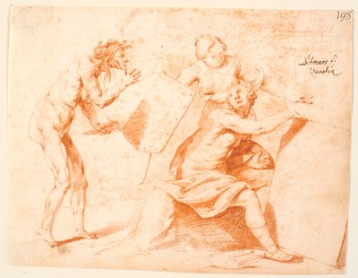 Barış, sanatı savaşın saldırılarından korur by Heinrich Dittmers