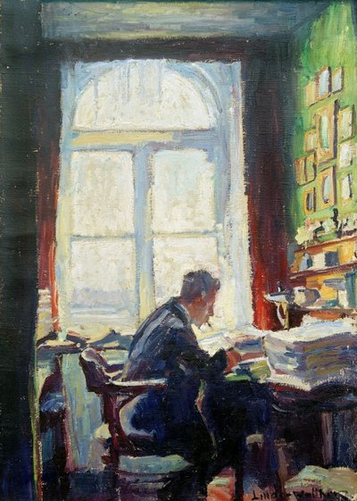 Şair Caesar Flaischlen masada, 1912. by Heinrich Eduard Linde Walther