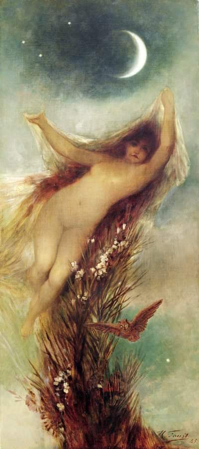 gece, 1885 by Heinrich Faust