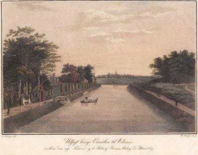 Odense için kanal boyunca Görüntüle by Heinrich Grosch