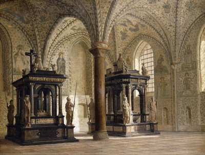 Roskilde Katedrali, Danimarka, 1874 by Heinrich Hansen