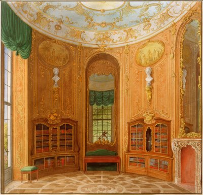 Sanssouci Sarayı Kütüphanesi by Heinrich Hintze