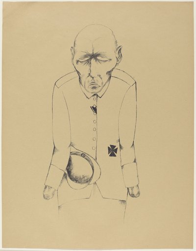 işsiz adam by Heinrich Hoerle
