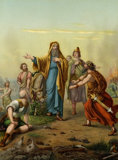Balak ve Balaam by Heinrich Jenny