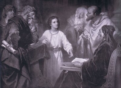 Bir genç olarak İsa, Bibbys Yıllık, 1916-1917 by Heinrich Karl Hofmann