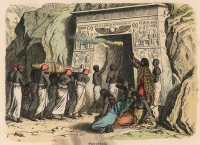 Eski Mısır: Eski Mısır: ritüel cenaze töreni by Heinrich Leutemann