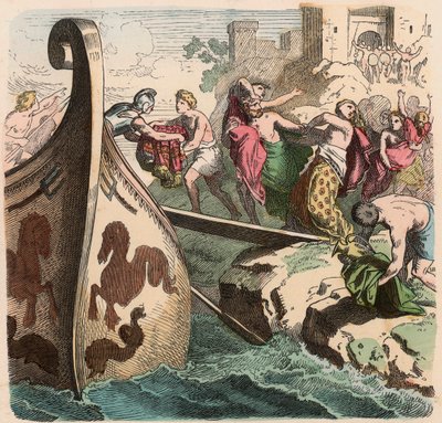 Antik Yunanistan: Deniz Yolculuğu, Korsanlar by Heinrich Leutemann