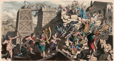 Antik Roma: Askeri, Bir Şehrin Fırtınası by Heinrich Leutemann