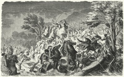 Crimissus Savaşı, MÖ 339 (gravür) by Heinrich Leutemann
